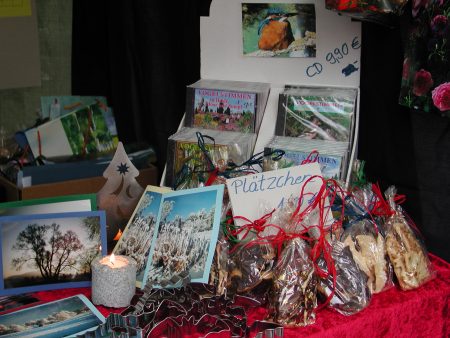Weihnachtsbasar Naturschutzzentrum Wilhelmsdorf: Foto-Grußkarten und Plätzchen